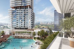 NEW Elite Luxury Residential Project in Uptown Dubai with the Biggest Artificial Beach & Sports Center