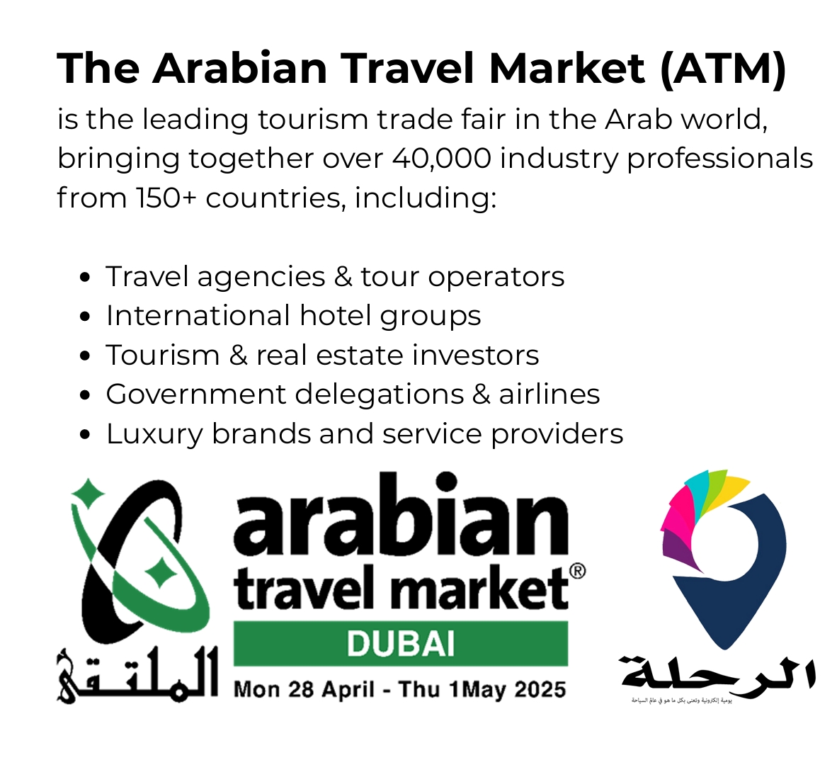 The Arabian Travel Market (ATM) Advertising Opportunity